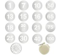 17Pcs 58mm/2.3in Stainless Steel Gobos Kit for Optical Snoot | Heat-Resistant Light Modifier Compitable with Wellmaking etc | Cinematic Shadows for Photography & Video Backgrounds