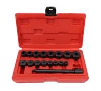 17pcs Clutch Alignment Tool Kit, Universal Automotive Flywheel Pilots Hole Clutch Drive Plate Alignment Tools Pilots Bearing Corrector for Car Light Truck SUV
