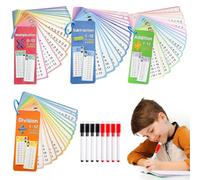 17PCS Multiplication Flash Cards 3rd Grade Multiplication Game Flashcards,2025 Multiplication Fact Cards,Times Table Multiplication Flash Cards 4th 5th 6th Grade (Multiplication, Small)