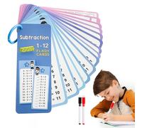 17PCS Multiplication Flash Cards 3rd Grade Multiplication Game Flashcards,2025 Multiplication Fact Cards,Times Table Multiplication Flash Cards 4th 5th 6th Grade (Set D, Small)