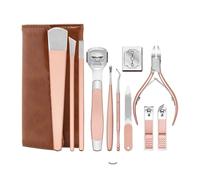 17PCS Pedicure Set kit Ingrown Toenail Trimmer Nail Clippers Cuticle Cutter Pedicure Plier Pedicure Tool,6pcs set (10pcs Set)