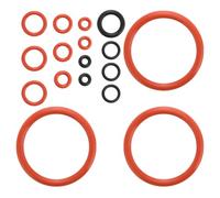 17Pcs Sealing Rings Brewing Group, Support Valve Silicone O-Ring Seal, Filter Replacement, Espresso Machine Seal Compatible for Philips Saeco Spidem Gaggia Coffee Machines
