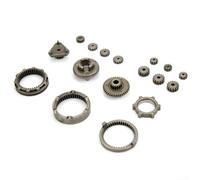 17pcs Self-locking Metal Gear Set for Brushless Lithium Electric Drills with Accurate Reduction Ratio and Tool Integration