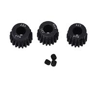 17T-28T Pinion Gear Set for RC Car, Metal Motor Module Pinion Replacement Component with Rust - Proof Surface, Compatible with 1/10 and 1/8 Off - Road RC Cars Featuring 5.0mm Shaft (17~19T)