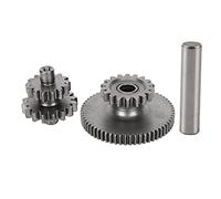 17T Engine Starter Reduction Gear Kit, Stainless Steel Motorcycle Starter Gear, Fits 150CC 200CC 250CC CG125 CG200 CG250 - Durable Replacement, Precise Fit for Improved Performan