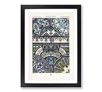 17th & 18th Century Pattern by Albert Racinet Framed Print | A2 Black Framed Wall Art | Ready to Hang | Modern Fantasy Picture | Living Room Bedroom Lounge Office