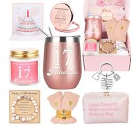 17th Birthday Gifts For Girls, Happy 17th Birthday Basket Gifts Box for Best Friends Female Mom Wife Daughter Sister Her Girlfriend Coworker Bestie Women Birthday, 17 Year Old Birthday Gifts For Girls