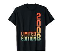 17th Birthday Gifts Men Women 17 Years Old Vintage 2008 T-Shirt