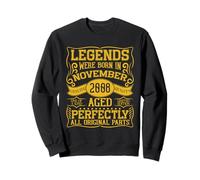17th Birthday Legends Were Born In November 2008 Sweatshirt