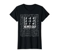 17th Birthday Matrix Determinant Math Nerd Funny Value Graphic T-Shirt, Women, Black, M