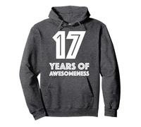 17th Birthday Shirt Gift Age 17 Seventeen Year Old Boy Girl Pullover Hoodie