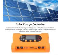 17W 18V Solar Charger Controller with Fast Charging, Compact 415x200mm Portable Panel for Camping and Outdoor Use, Includes Battery Clip, Car Cha(20A)