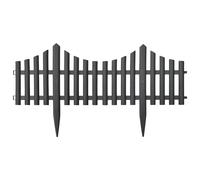 17x Lawn Divider Outdoor Barrier Garden Fence Panel Edging Barrier vidaXL