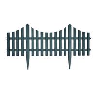 17x Lawn Divider Outdoor Barrier Garden Fence Panel Edging Barrier vidaXL