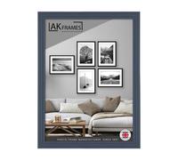 17X12 Dark Grey Modern Step Picture Frame - Perfect For Posters, Photos And Wall Art - Elegant Home Decor - Ak Frames