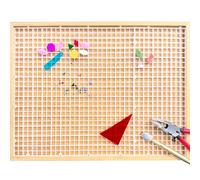17''x12'' Stained Glass Cutting Mat with Tray, Great for Scoring and Cutting Glass, Catching Shards and Chips in Grids, Removable Double-layer Design, Easy to Clean Up, Glass Cutting Tools Supplies