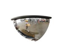 18" 1/4 Acrylic Quarter Dome Security Mirror - 90 Degree Convex Corner Safety Mirror for Blind Spot Elimination in Warehouses, Offices, Retail Stores, and Parking Garages (1, 18 Inch)