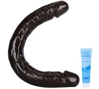 18.1 Inch Double Dongs Dildo Realistic Double-Ended Dildo, Flexible & Bendable Doubles Sided Dildos Penetrating G spot Anal Long Dildos Women Lesbian Sex Toys for Couples