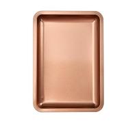 18 * 12.5 * 1.7cm Rectangular Storage Tray Champagne Gold Stainless Steel Decorative Storage Organizer Tray For Cosmetic,Perfume