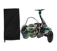 18+1BB Spinning Reel, Fishing Reel with 4.8:1 Speed Ratio, Left Right Interchangeable Fishing Wheel, Stainless Steel Shaft and Metal Wire Cup for Smooth Casting in Rivers Lakes Oce (CC12000)