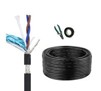 18/2 AWG Shielded Twisted Pair Drag Chain Cable, 320FT Flexible Copper Wire(0.5mm²(20AWG))