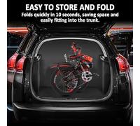 18/20/22/24 Inch Folding Mountain Bike, High Carbon Steel Frame Folding Student Mountain Bike 7 Speed Foldable Mountain Bicycle A,20 inch