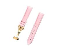 18/20/22/24mm Quick Release Automatic Butterfly Clasp Colored Genuine Leather for Mechanical Watches