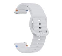 18/20/22mm For Samsung Galaxy Watch 765FE stitched silicone strap for Garmin for wave wristband,Light Gray,18MM