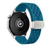 18 20 22mm Magnetic Silicone Strap For Huawei Watch GT 5 46mm 41mm Breathable Sports Band For Huawei GT5 Pro GT4 GT3 GT2 Correa