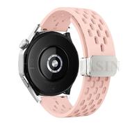 18 20 22mm Magnetic Silicone Strap For Huawei Watch GT 5 46mm 41mm Breathable Sports Band For Huawei GT5 Pro GT4 GT3 GT2 Correa
