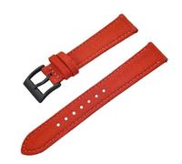18/20/22mm Quick Release Nylon Canvas Vintage Watchband Fit for Samsung/Huawei(Orange-Black,18mm)
