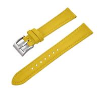 18/20/22mm Quick Release Nylon Canvas Vintage Watchband Fit for Samsung/Huawei(Yellow-Silver,22mm)