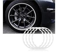 18-20 Inch Wheel Rim Protectors Durable Rubber Trim Strips 4 Pcs Scratch Guard for Alloy Rims Stylish Auto Accessory Enhance Vehicle Appearance