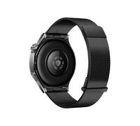 18 22mm Milanese Fashion Bussiness Strap Fit For Huawei GT6/GT6 Pro 46 41mm /Watch 5 GT5/GT5 Pro(Black,22mm)