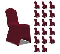 18/24/30x Chair Cover Stretch Universal Kitchen Dining Multi Colours vidaXL