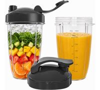 18/24/32OZ Replacement Cups Compatible with Nutribullet 600w/900w Blender