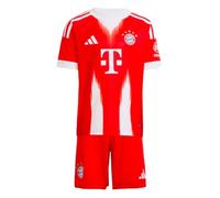 adidas Bayern 25/26 Home Mini Kit, Red, Size 18-24 Months Red