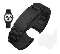 18-24mm Stainless steel curved end Watchband Fit for Casio EDIFICE EFV-540、500/EFS-S510/EFB-650/EQB-501/EFR-303L/303D(Black2,24mm)