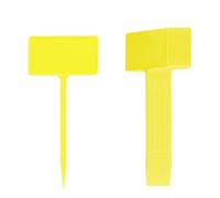 18/24PCS 117MM 147MM 175MM Plant Labels Tags Plastic Clean Reuse DIY Garden Decorating Tools Sign Stakes Too(Yellow,24PCS_14.7X5.9CM)