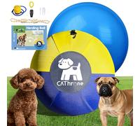 18/25 Inch Durable Herding Ball for Dogs - Rip-Resistant 1860D Oxford Fabric Cover, High-Energy Relief Chew Toy for Australian Shepherd, Border Collie, Large Breed Dogs (18" Herding Ball Set)