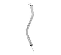 18-3/4 Inch Silver Plated Engine Oil Dipstick Tube, Replacement for C-6 Transmissions, with High Quality Stainless Steel Material, Measure Oil Level Height Easily