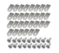 18/30PCS Grass Cutter Repair Accessories Stainless Steel Cutter Blades 0.7 MM Sharp ，Compatible for Husqvarna Automower(30PCS Silver)