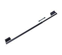 18-31.5 Inches Magnetic Curtain Rod for Metal Door, Adjustable Magnetic Towel Bar Holder for Kitchen Refrigerator, Magnet Calendar Anchor Chart Rod for Classroom Whiteboard, Black 1 Pack