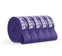 18-36 kg Purple Pull Up Resistance Band Set Multi Pack - Pull Up Assistance Bands for Men & Women - Long Exercise Band for Home & Gym - Assisted Fitness Band for Workout, Mob, Stretch & Physio Therapy
