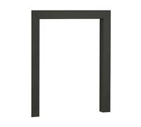 18'' / 46cm x 22'' Fire Trim Surround 2'' Face 2'' Return - Matt Black