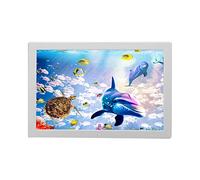 18.5/19In Ips Digital Photo Frame Electronic Photo Album Wall-Mounted Advertising Machine Supports 1080P Hdmi (Wit)