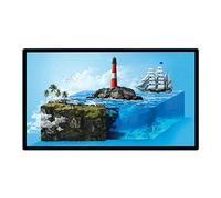 18.5/21.5/27 Inch Wall-Mounted Advertising Machine Electronic Photo Frame Elevator Corridor Online Version Of Ultra-Thin Advertising Machine Factory Direct Adve,Black-27inchs