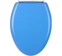 18.5" Elongated Toilet Seat, V Type Colored PP Toilet Lid, Easy to Clean & Install Bathroom Toilet Seats, Quick One-Button Release, Load 180kg