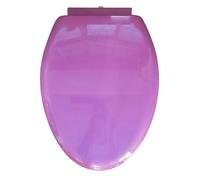 18.5" Elongated Toilet Seat, V Type Colored PP Toilet Lid, Easy to Clean & Install Bathroom Toilet Seats, Quick One-Button Release, Load 180kg