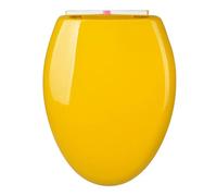 18.5" Elongated Toilet Seat, V Type Colored PP Toilet Lid, Easy to Clean & Install Bathroom Toilet Seats, Quick One-Button Release, Load 180kg